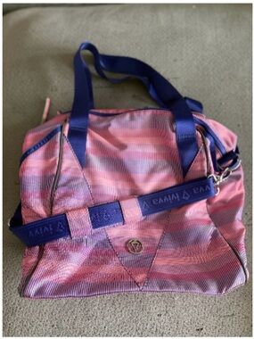 Ivivva Pink and Purple Striped Travel Tote